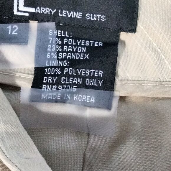"Larry Levine suits" woman's dress pants. - Picture 6 of 6